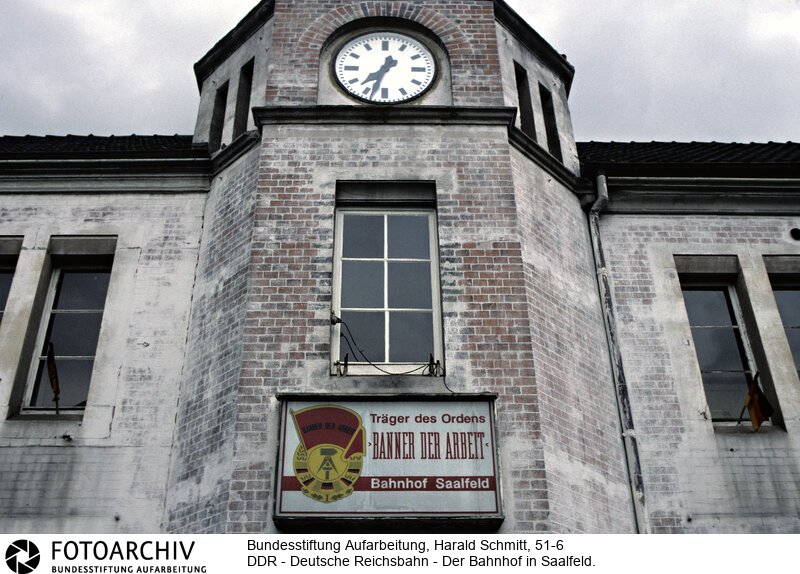 Aufnahmedatum: September 1982<BR>Material/Technik: Foto<BR>Aufnahmeort: Saalfeld / DDR (Deutschland)<BR>Signatur: 51-6