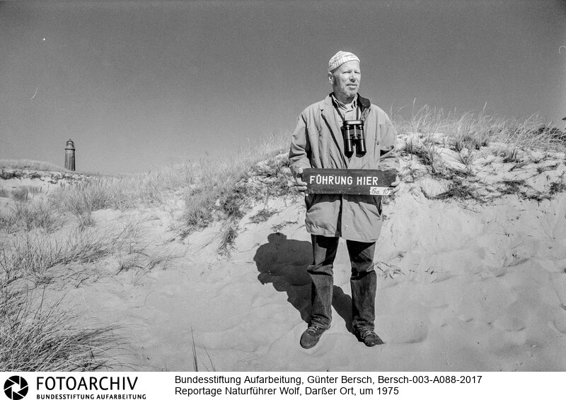 Lieblingsort Berschs<BR>Aufnahmedatum: um 1975<BR>Material/Technik: Foto s/w<BR>Aufnahmeort: Darßer Ort (Mecklenburg-Vorpommern)<BR>Signatur: Bersch-003-A088-2017<BR>