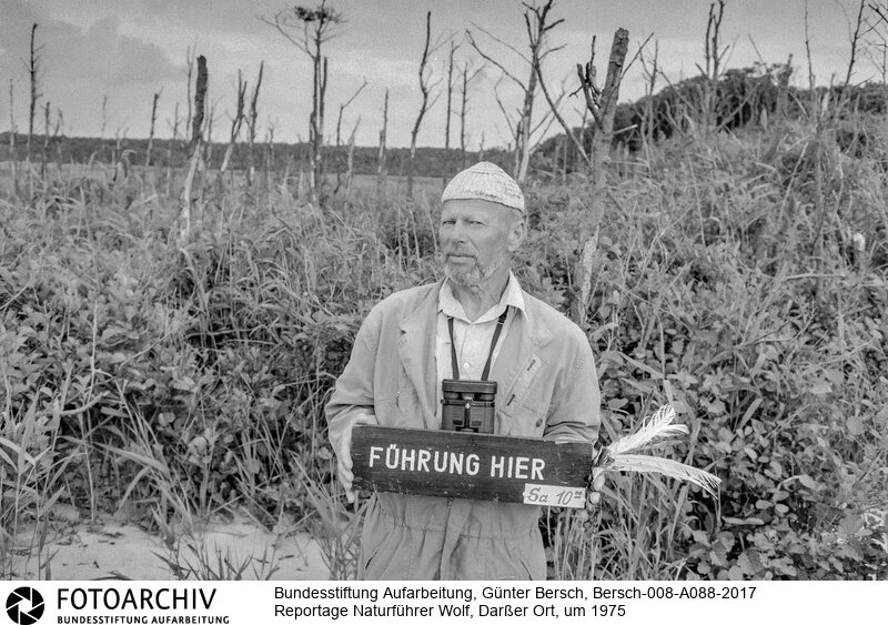 Lieblingsort Berschs<BR>Aufnahmedatum: um 1975<BR>Material/Technik: Foto s/w<BR>Aufnahmeort: Darßer Ort (Mecklenburg-Vorpommern)<BR>Signatur: Bersch-008-A088-2017<BR>