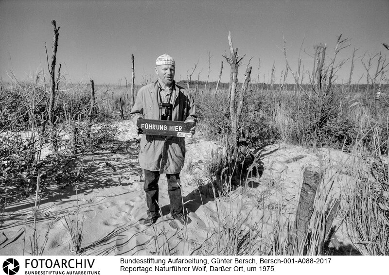 Lieblingsort Berschs<BR>Aufnahmedatum: um 1975<BR>Material/Technik: Foto s/w<BR>Aufnahmeort: Darßer Ort (Mecklenburg-Vorpommern)<BR>Signatur: Bersch-001-A088-2017<BR>