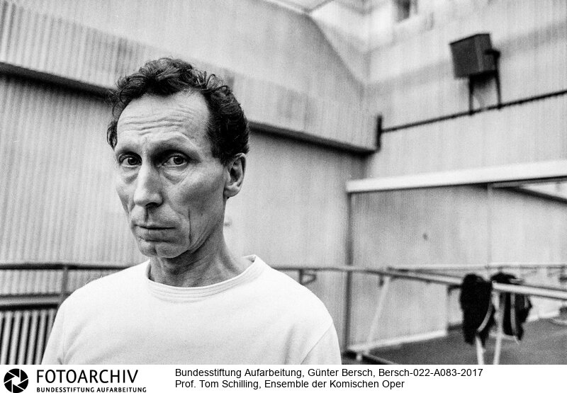 Komische Oper,  Choreograph, Reportage für "Für Dich", 1984<BR>Aufnahmedatum: 1984<BR>Material/Technik: Foto / s/w<BR>Aufnahmeort: Berlin<BR>Signatur: Bersch-022-A083-2017<BR>